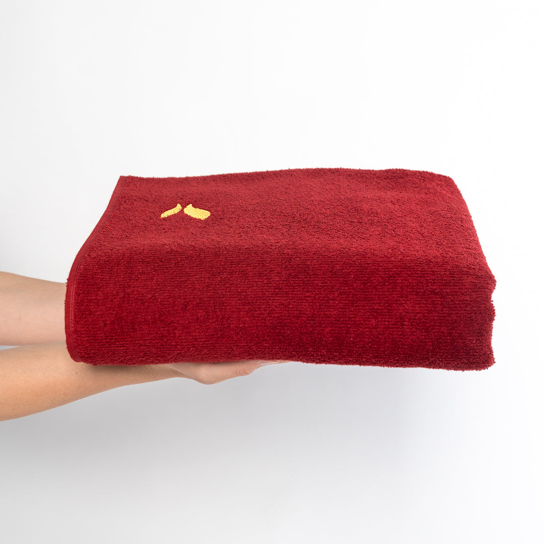 Aufguss Roots Sauna-Wedeltuch Magic Towel 2.0 - bordeaux
