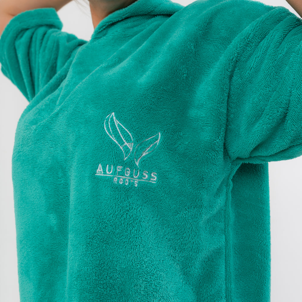 Aufguss Roots Surf-Poncho - mintgrün