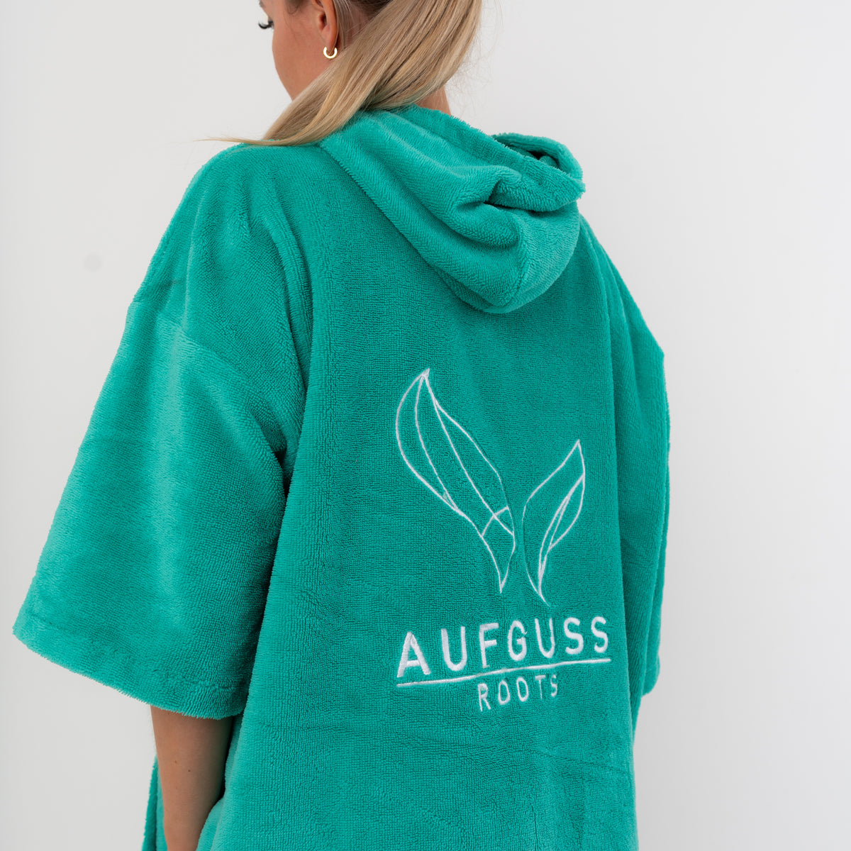 Aufguss Roots Surf-Poncho - mintgrün